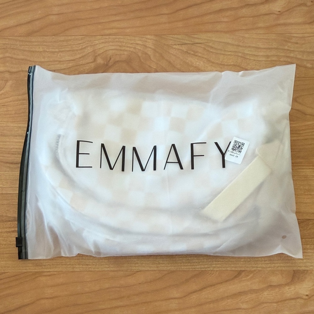 Cream Checkered Women's Bag